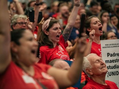 Sen. Bernie Sanders Joins Chicago Teachers Union Rally