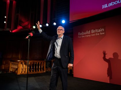 Labour Leader Corbyn Speaks At A Rally Following The Queen's Speech