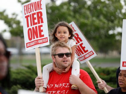 Sen. Bernie Sanders Joins UAW Picket Line In Detroit