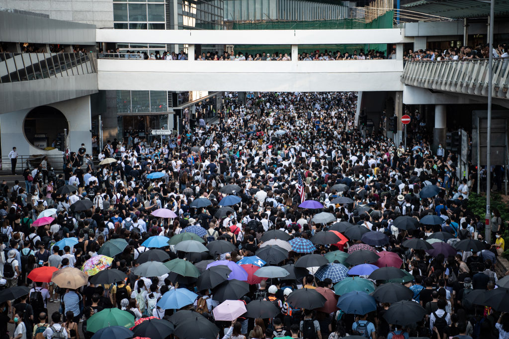 Anti-Government Protests Continue in Hong Kong