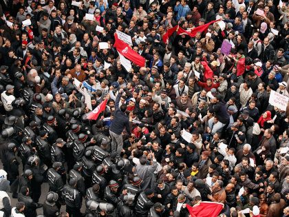Demonstrations Continue In Tunisia As Calls Come For Dissolution Of Ruling Party
