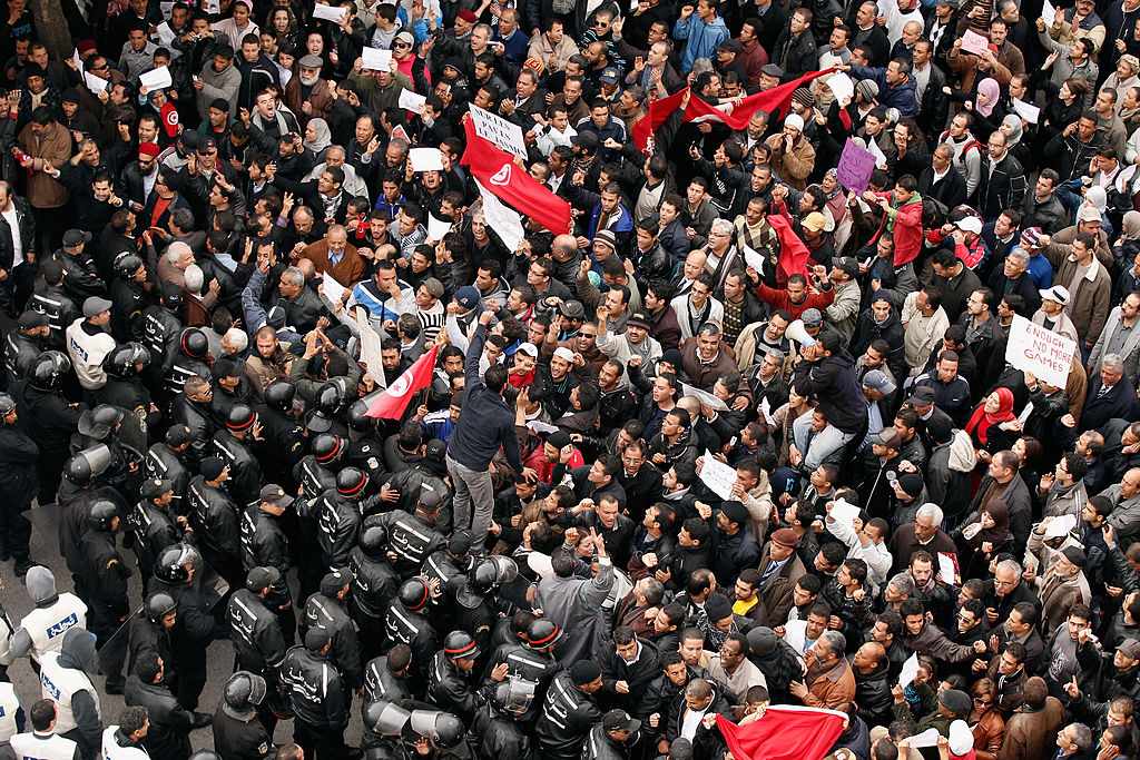 Demonstrations Continue In Tunisia As Calls Come For Dissolution Of Ruling Party