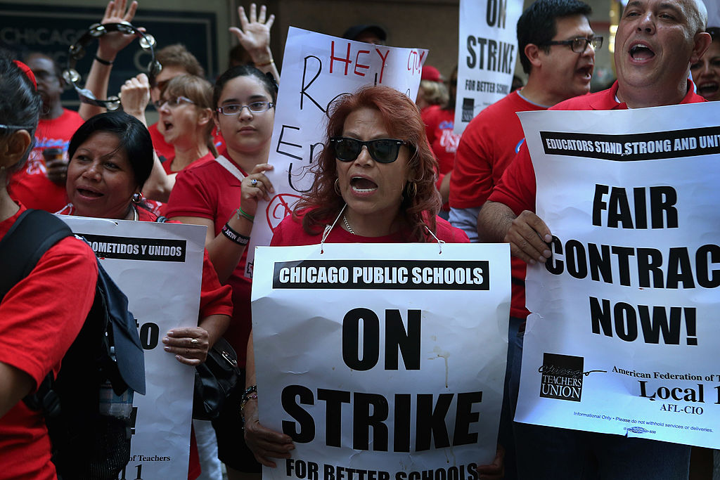 Chicago Teachers Go On Strike For First Time In 25 Years