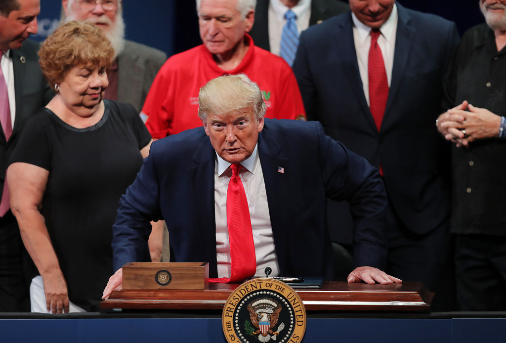 President Trump Delivers Remarks In Central Florida