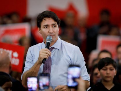 Prime Minister Justin Trudeau Holds A Campaign Rally In Vaughan, Ontario