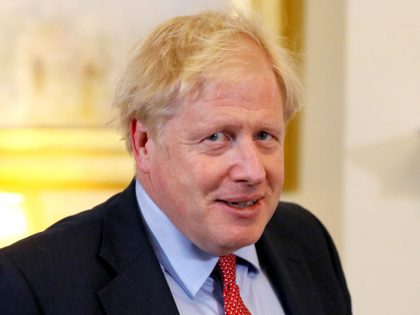 PM Johnson Receives President Of The European Parliament David Sassoli To Downing Street