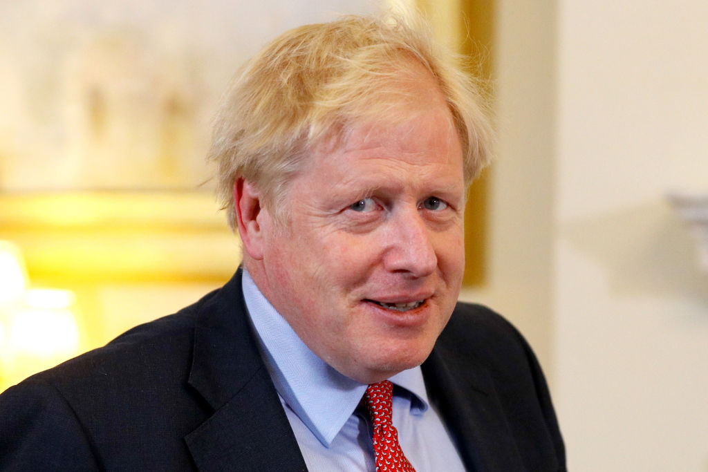 PM Johnson Receives President Of The European Parliament David Sassoli To Downing Street