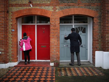 Labour Canvass For Votes Before May's General Election