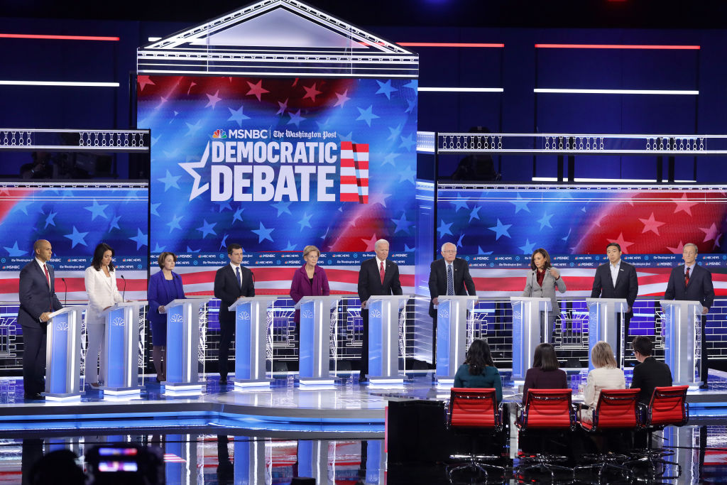 Democratic Presidential Candidates Participate In Debate In Atlanta, Georgia