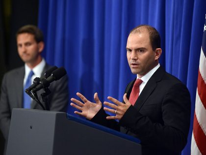 Deputy National Security Advisor Ben Rhodes And White Deputy Press Secretary Eric Schultz Brief The Media