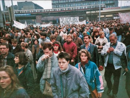 Alexanderplatz- Demonstration