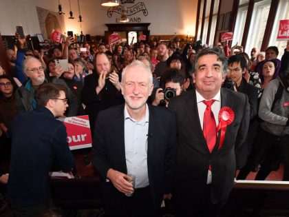 Jeremy Corbyn Campaigns For Labour In Stoke