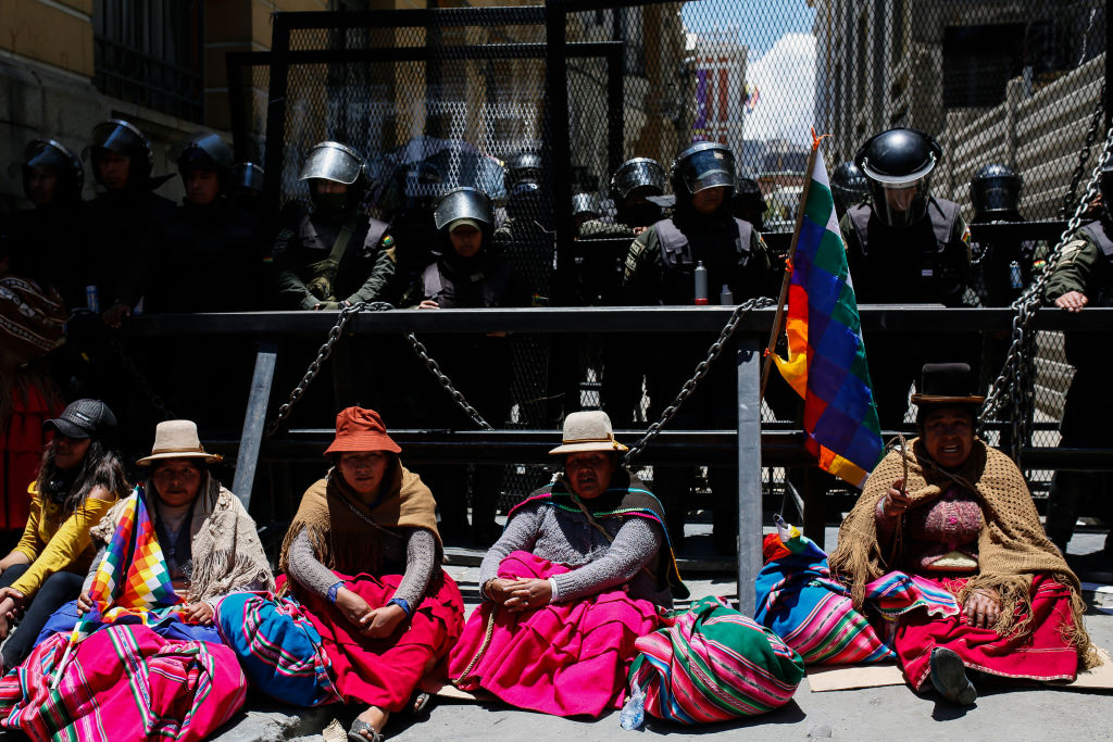 Supporters Of Evo Morales Protest In El Alto