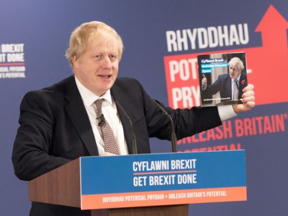 Britain's PM Johnson Launches Welsh Manifesto