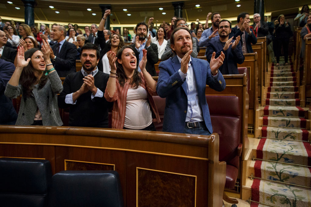 No-confidence Motion At Spanish Parliament