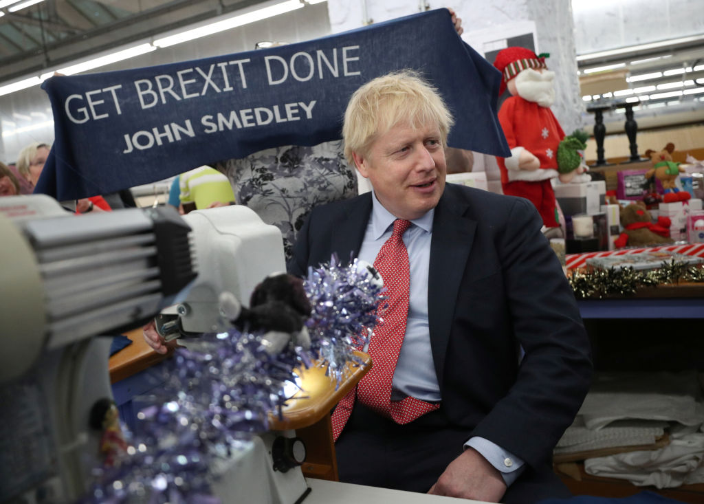 Boris Johnson Campaigns In The East Midlands