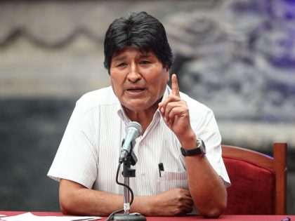 Evo Morales Holds Press Conference in Mexico City