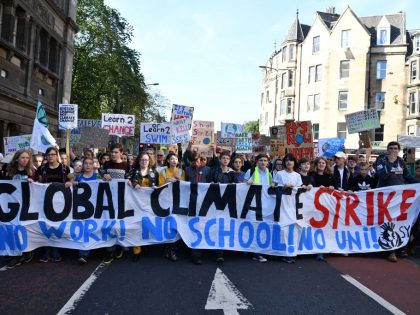 Activists In Edinburgh Join The Global Climate Strike