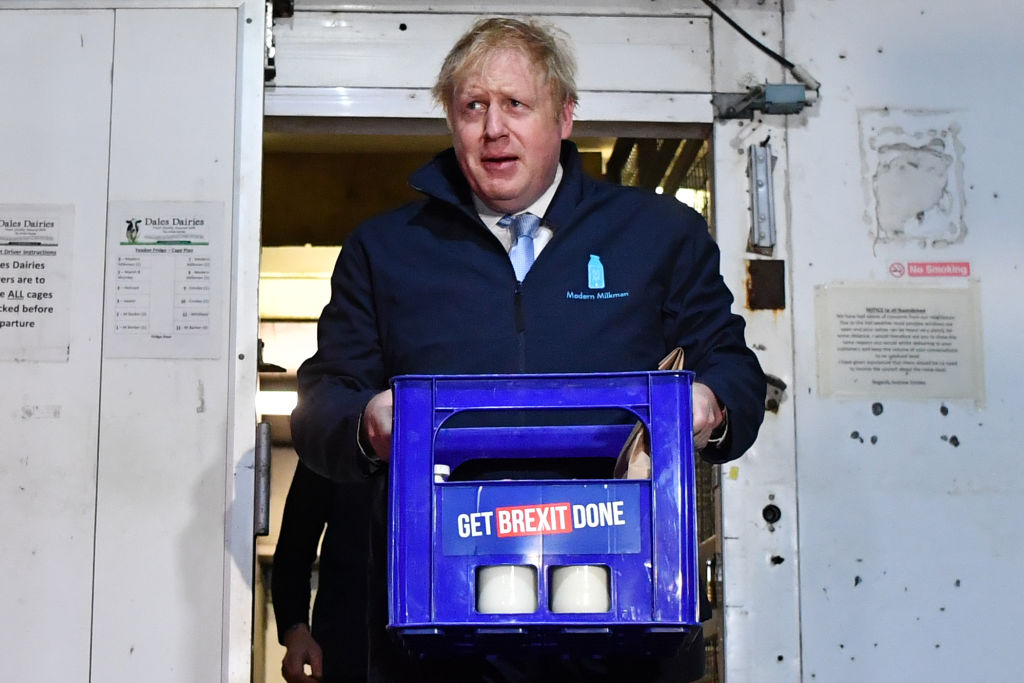 Boris Johnson Campaigns For Conservatives On Eve Of UK Election