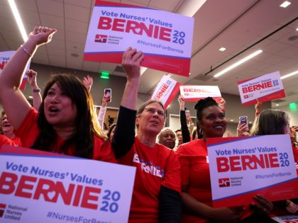 Nurses Union Endorses Sen. Bernie Sanders For President In Oakland, California