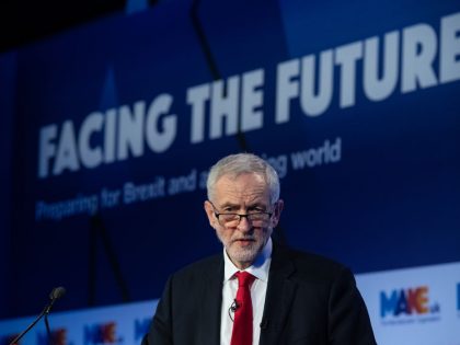 Jeremy Corbyn Addresses The EEF Manufacturing Conference, QEII Centre, London