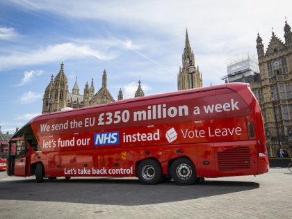 Greenpeace Re-brands Boris Johnson's Brexit Battlebus