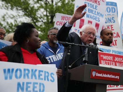 Senators Sanders, Schumer, And Murray Rally With Fair Living Wage Activists On Raising Minimum Wage