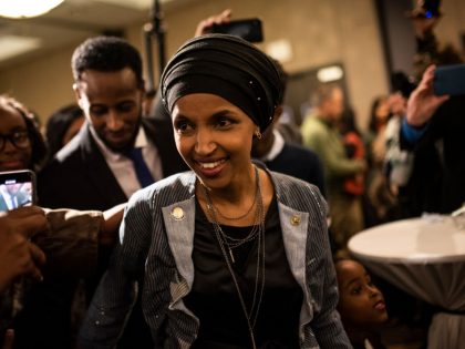 Minnesota Congressional Candidate Ilhan Omar Attends Election Night Event In Minneapolis
