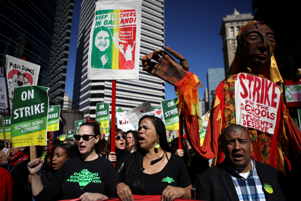 Oakland Teachers Go On Strike