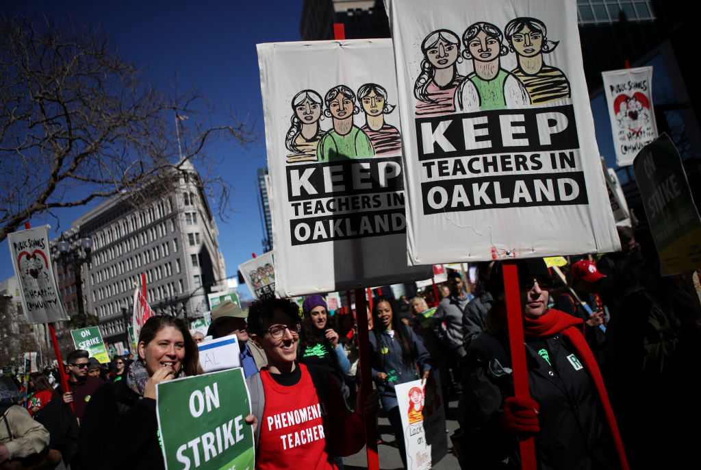 Oakland Teachers Go On Strike