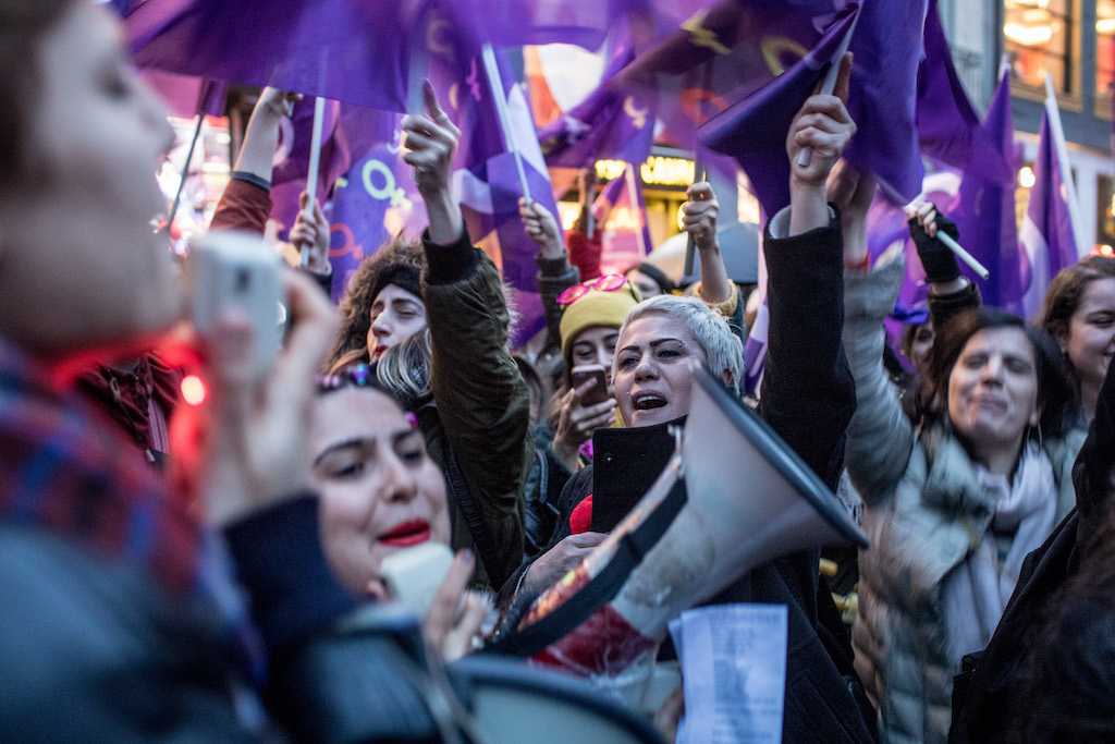 International Women's Day Celebrated in Istanbul
