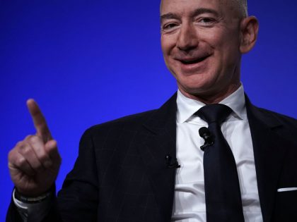 Amazon CEO And Blue Origin Founder Jeff Bezos  Speaks At Air Force Association Air, Space And Cyber Conference