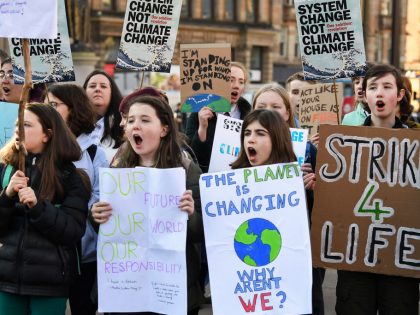 Schoolchildren Across The UK Go On Climate Strike