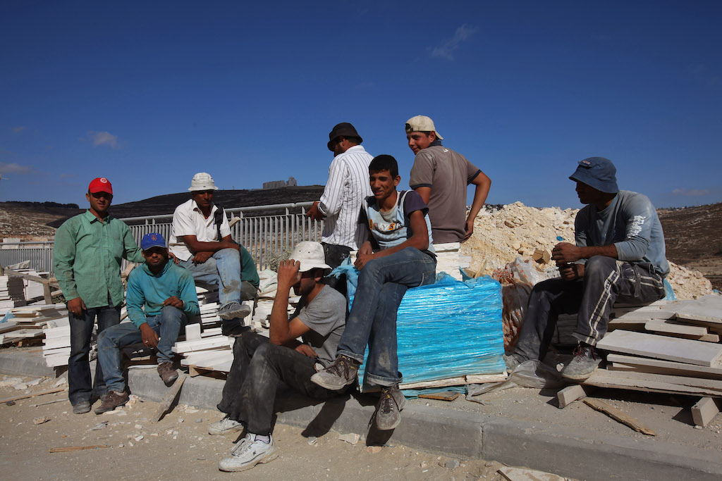 Construction Continues In West Bank Settlement