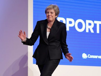 Conservative Party Leader Speaks To Conference On Day Four