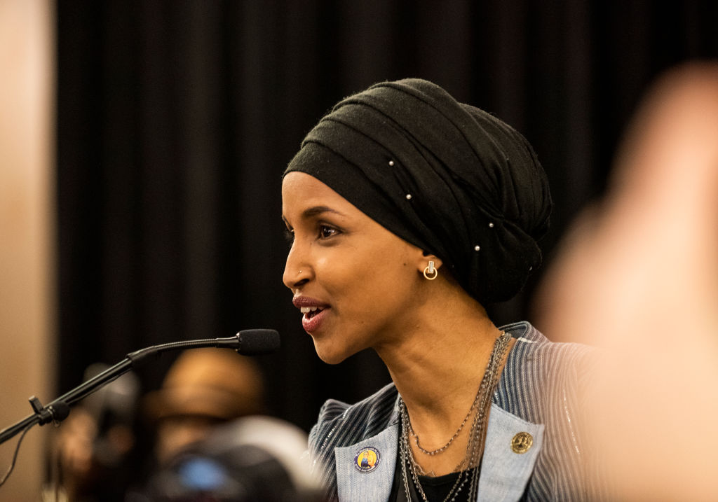 Minnesota Congressional Candidate Ilhan Omar Attends Election Night Event In Minneapolis