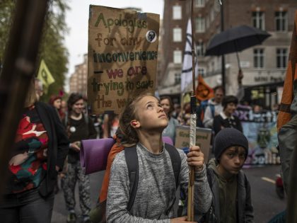 Extinction Rebellion Protesters March To Parliament Square As MPs Return