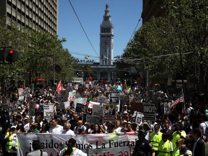 Thousands Attend May Day Protests Across The U.S.