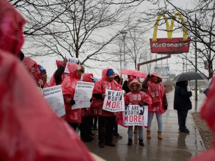 Chicago McDonald's Workers Protest Wages In Fast-Food Chain's Corporate Stores