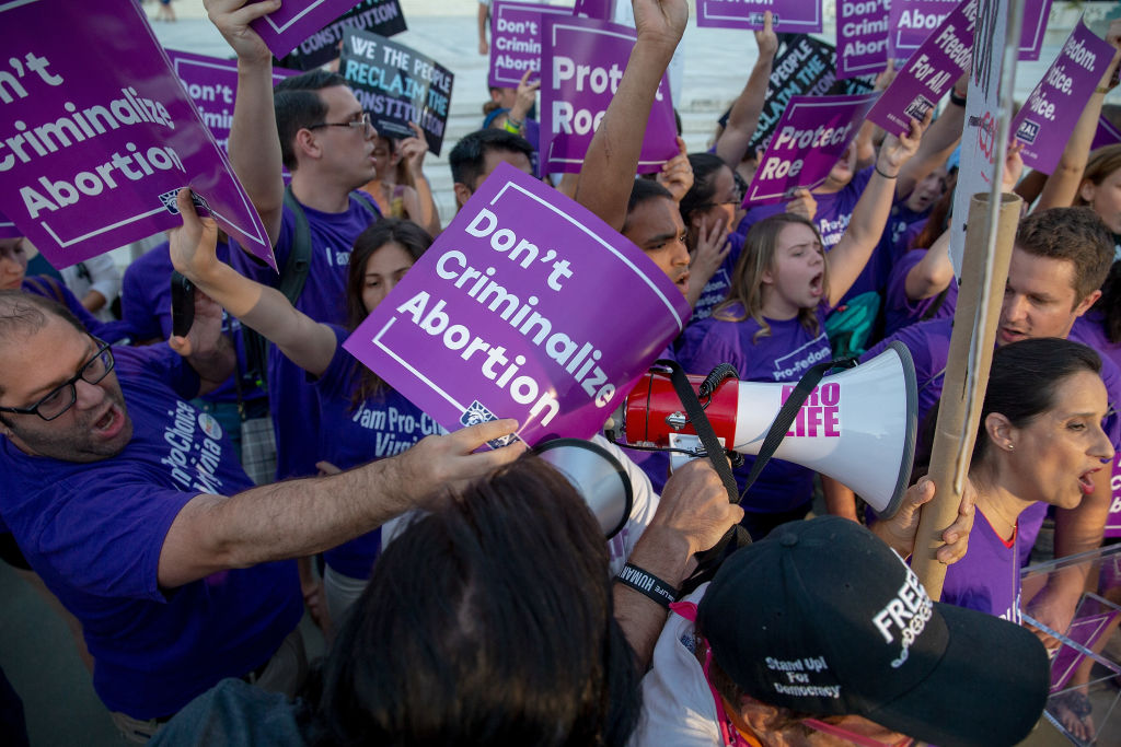 Activists Rally At Supreme Court As Trump Announces Nominee For High Court
