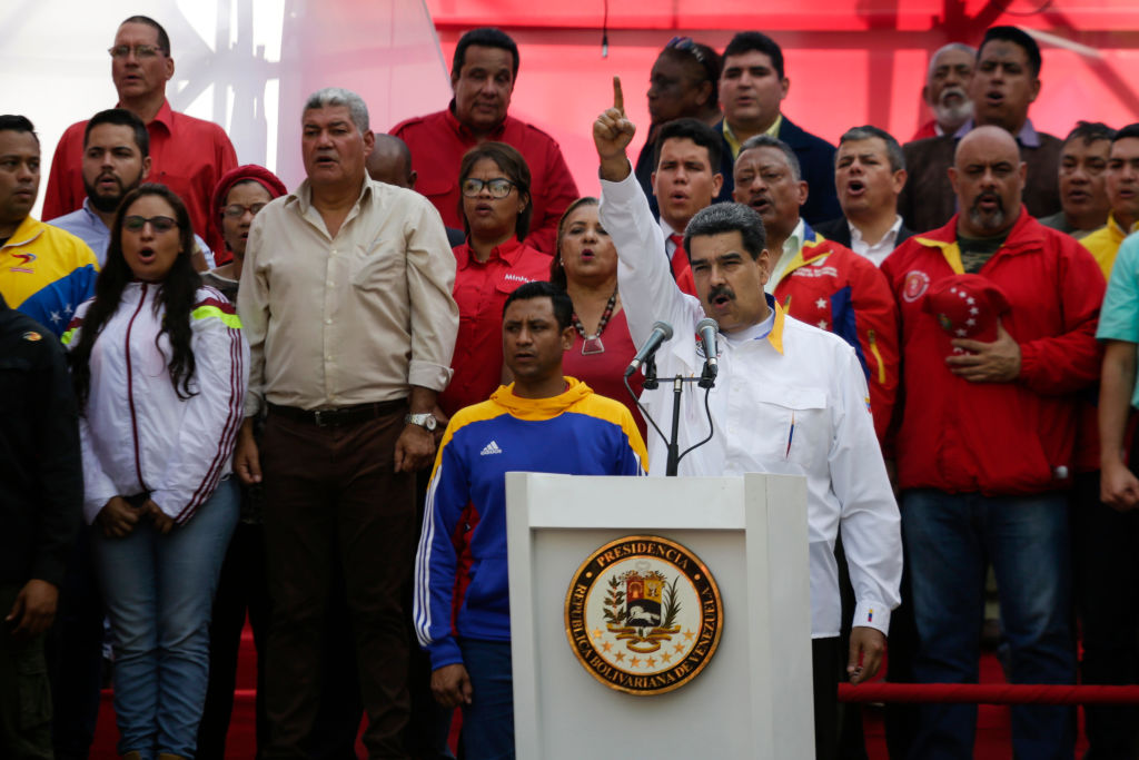 Nicolás Maduro Celebrates His Election Anniversary