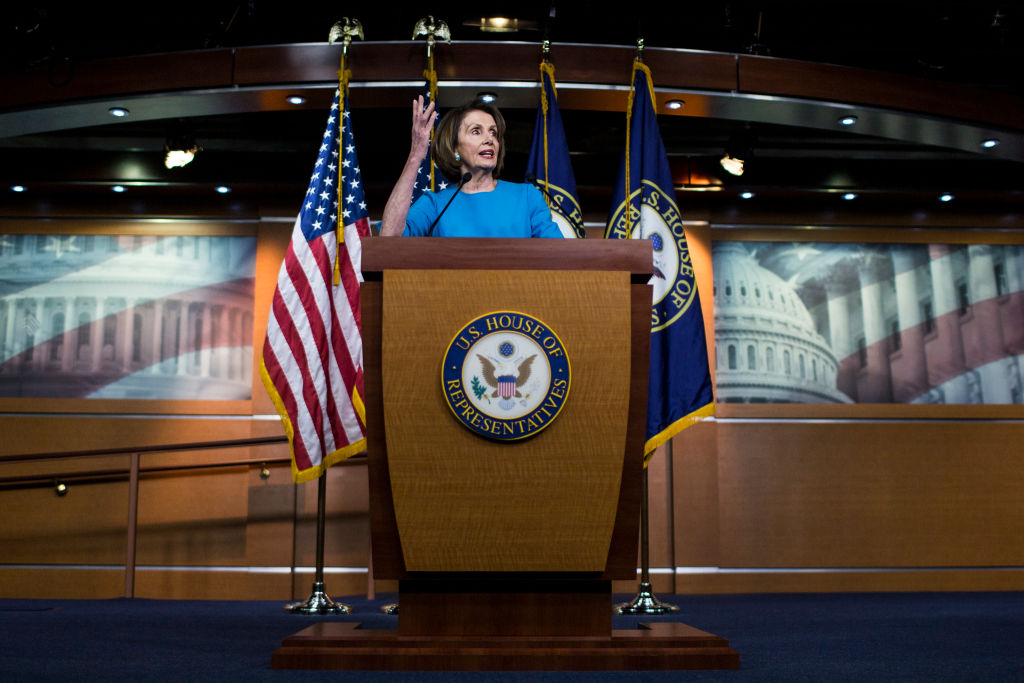 Speaker Nancy Pelosi Addresses The Media In Weekly Press Conference