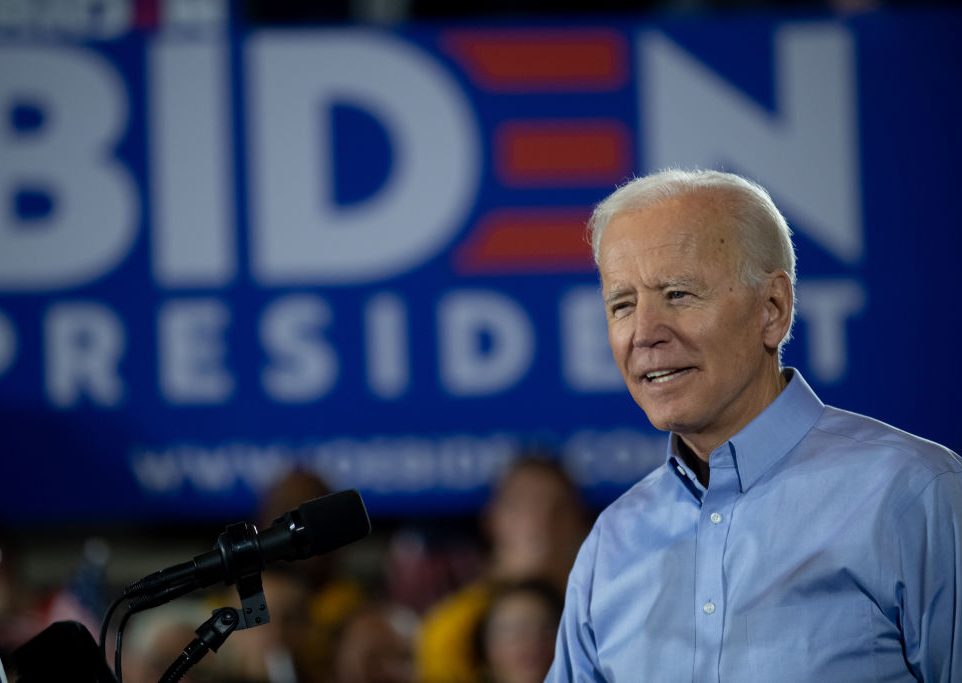 Former Vice President Joe Biden Campaigns In Pittsburgh