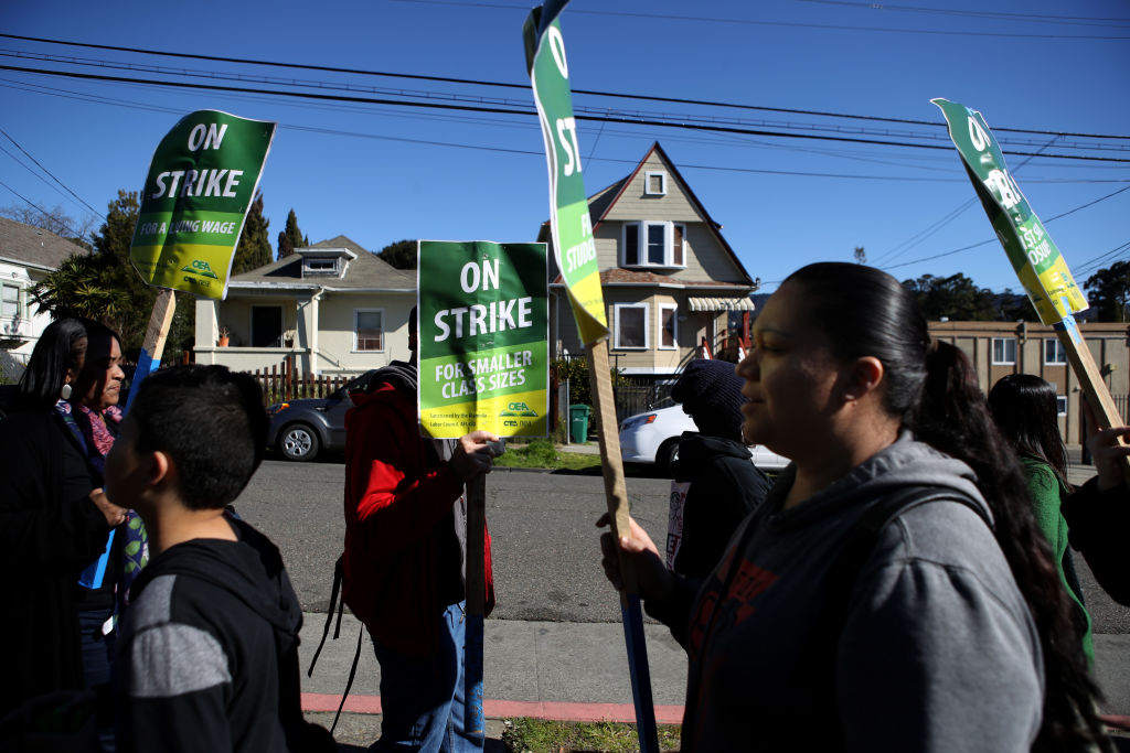 Oakland Teachers Go On Strike