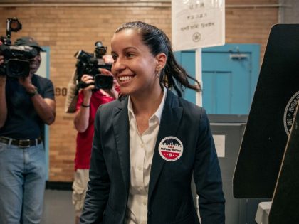 Progressive Challenger In Queens District Attorney Special Election Tiffany Caban Campaigns On Election Day