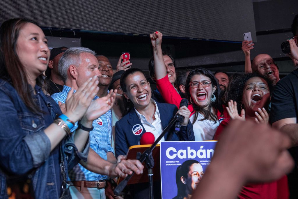 Progressive Challenger In Queens District Attorney Special Election Tiffany Caban Attends Election Night Gathering