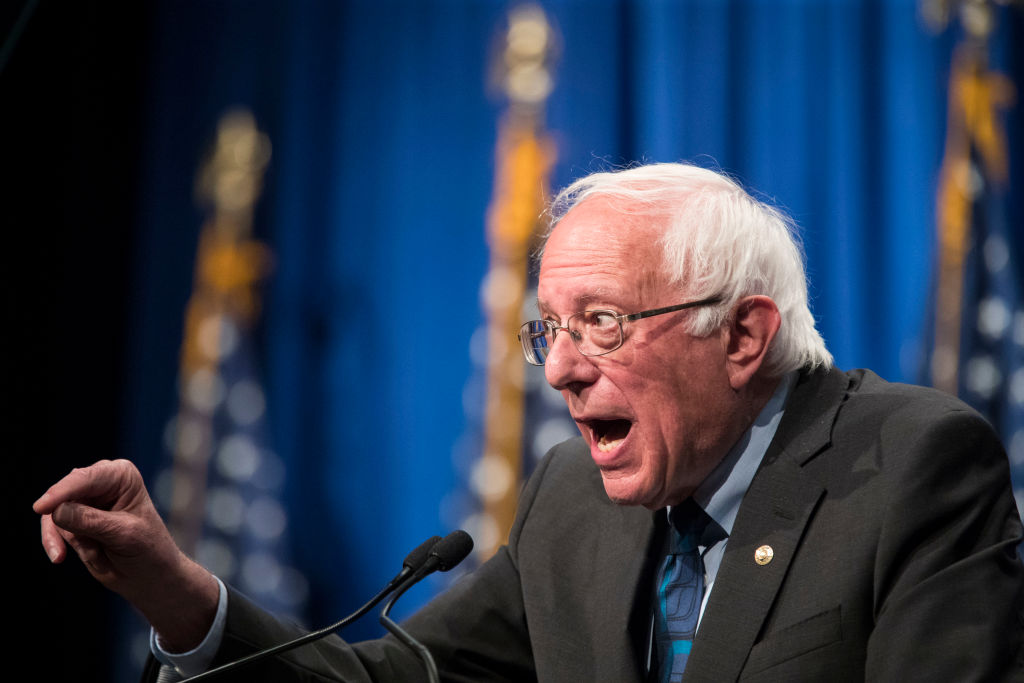 Bernie Sanders Delivers Policy Address On Democratic Socialism In Washington DC