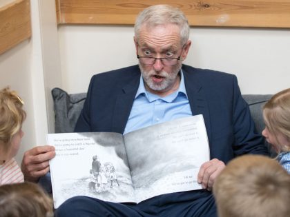 Jeremy Corbyn Meets Staff And Children At The Brentry Children's Centre