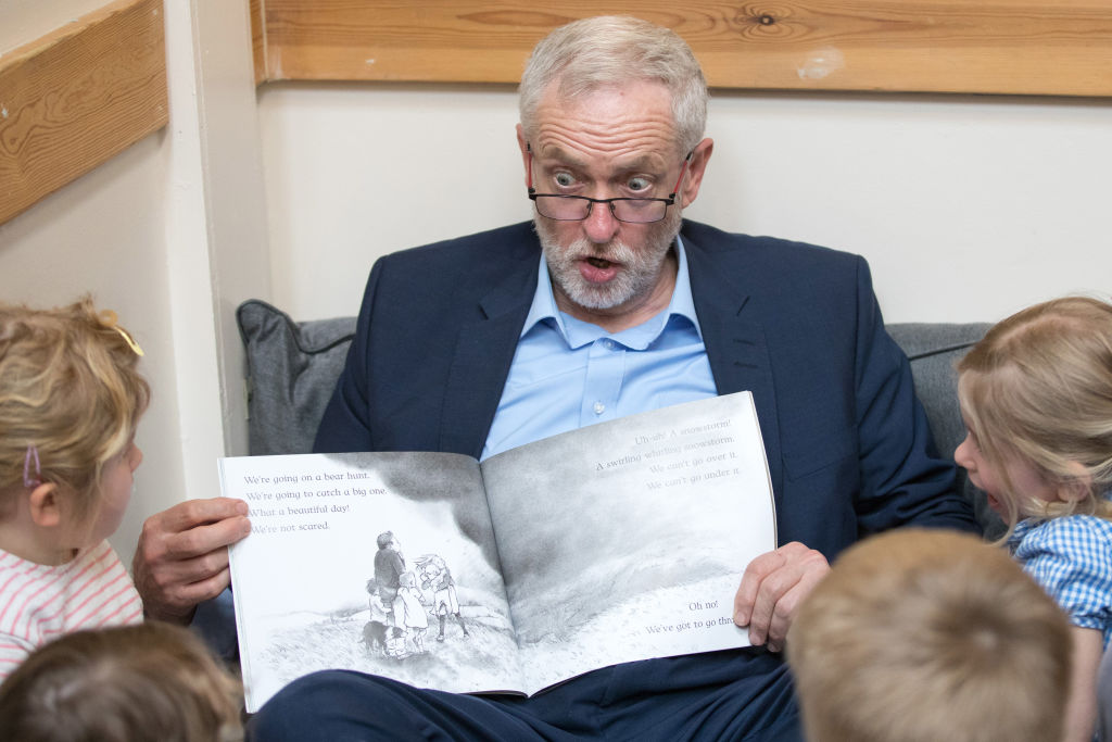 Jeremy Corbyn Meets Staff And Children At The Brentry Children's Centre