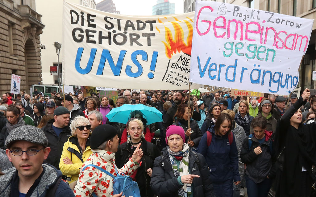 Berliners Protest Climbing Rent Prices